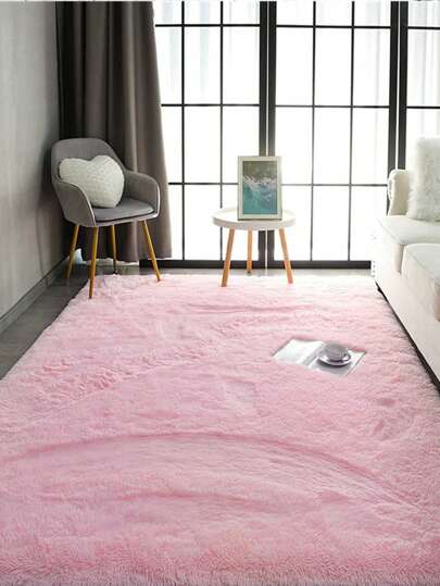 Soft Modern Indoor Large Shaggy Rug For Bedroom Living Room Dorm Kids Room Home Decorative Plush Fluffy Furry Fur Area Rugs Girl Pink Comfy Nursery Accent Floor Carpet