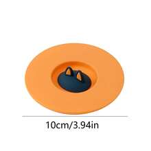 Creative Cat Ear Silicone Cup Lid, Leak-Proof And Dust-Proof, Fits Mugs, Ceramic Cups, Glass Cups And Other Common Cups - Multicolor - View 7