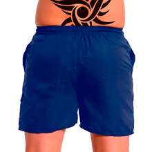 Men's Tactel Shorts With Side Pockets - Preppy Style For Beach And Sports - Gris - Ver 2