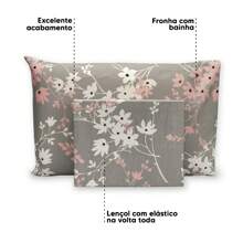 2-PCS SINGLE/SINGLE SHEET SET WITH PRINTED ELASTIC PERCALE 180 THREAD COUNT - 查看 1