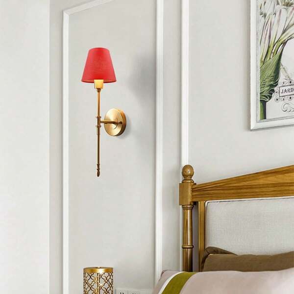 1PC TC Tecido Abajur Hotel Luz Noturna Abajur de Mesa Abajur de Chão Acessórios de Cabeceira Abajur de Quarto Lustre Sala de Estar Restaurante Abajur Redondo Criativo Abajur Acessórios Melhores Presentes