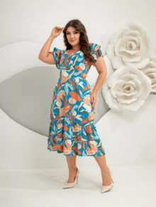 New Premier Stylish Women's Mini Dress - 薄荷藍 - 查看 3