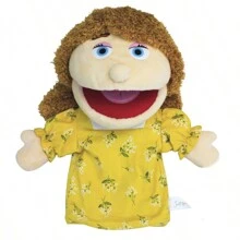 Plush Hand Puppets Dolls Toys For Family Theater Performance, Movable Mouth - Multicolor - View 12