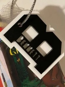 Wholesale Acrylic Name Tags Key Chains, Children Backpack Letter Pendant Acrylic Tagback To School Winter Gift Ideas Boy Girl Valentine's Day - Multicolor - View 4