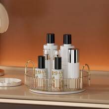 Rotating Makeup Organizer, High-Capacity Bathroom Organizer Countertop Skincare Perfume Cosmetics Organizer,Room,Home,Bedroom,Bathroom,House,Pink Room,Living Room Decor,Travel Stuff,Gift Bag,Gifts For Mom,Dad,Men,Friends,Teacher,Birthday,Wedding,Desk,Shelves,Accessories,Gift Boxes,Funny Gift,Storage