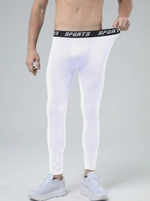 弹力运动压缩裤，紧身紧身裤，适合健身房锻炼户外跑步篮球骑行，男友风格速干紧身裤