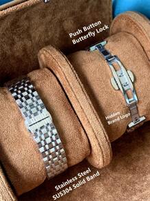 1pc Pablo Raez Women's Fashion Jewelry Watch, Premium AAA Grade Women's Wristwatch, Famous Brand New Luxury Silver & Gold Color, Resistant To Oxidation, Suitable For Party & Daily Wear, Stainless Steel Heavy Bracelet, 50m Waterproof, Simple Elegant Diamond Quartz Watch, Suitable For Daily Use, Teacher Gift, Mother's Day Or Girlfriend Birthday Graduation Wedding Gift - one-size - View 11