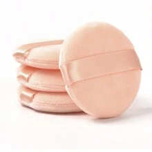 1/4/12个装粉扑，直径2.36英寸，天鹅绒圆形蓬松粉扑，适用于散粉、粉底、化妆、平价、房间装饰、梳妆台、旅行、卧室、化妆配件、粉扑、美妆蛋、粉扑、化妆海绵、平价、圣诞礼物、化妆品、化妆工具、便宜好物、礼物、女士礼物、圣诞礼物