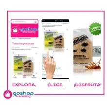 2 cajas de Veneno Mata Cucaracha Cannibal en Caja de 80grs NO TÓXICO. La Solución Definitiva, ecológica, Pet Friendly y No Tóxica para Exterminar Plagas de cucarachas. - Camel - Ver 7