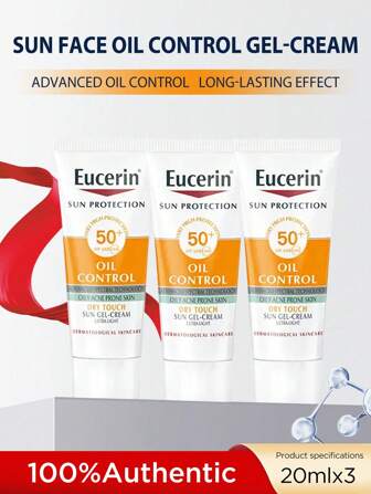 Eucerin 50ml 防晒面部乳液 SPF50+，哑光