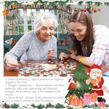 Christmas Decoration Christmas Advent Calendar Puzzle, 24 Grid Creative Christmas Countdown Calendar Puzzle, Suitable As Christmas Gift For Family And Friends - Multicolor - View 7