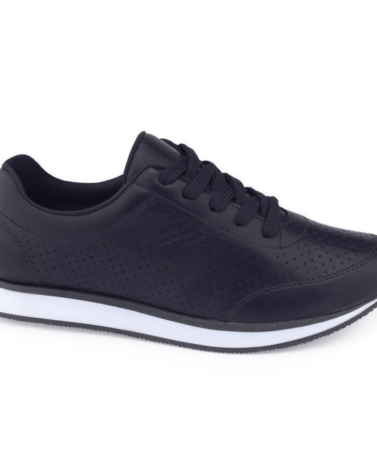 Via Marte Women's Casual Micro-Hole Sneakers - màu đen - Xem 1