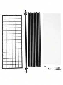 SONGMICS Clothes Rail, Clothes Rack, Garment Rack With Steel Frame, With Hanging Rail And Shelf, 33.5 X 92.5 X 153 Cm, For Bedroom, Dressing Room, Laundry Room, Matte Black - 黑色 - 查看 5