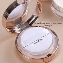 1/4/12个装粉扑，直径2.36英寸，天鹅绒圆形蓬松粉扑，适用于散粉、粉底、化妆、平价、房间装饰、梳妆台、旅行、卧室、化妆配件、粉扑、美妆蛋、粉扑、化妆海绵、平价、圣诞礼物、化妆品、化妆工具、便宜好物、礼物、女士礼物、圣诞礼物