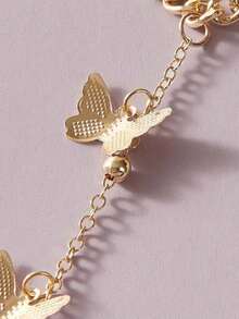 1 件蝴蝶吊坠整条手指环链 - 彩色 - 查看 8