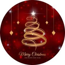 Printed Placemat Cover 35cm Table Setting Placemat Christmas Placemat Placemat Decoration - SNAT0059 - Xem 3
