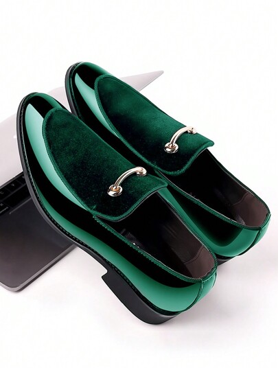 Men's Formal Shoes, Business Formal Leather Shoes, Men's British Style Breathable Casual Soft Soled Suit Shoes, Business Leather Shoes, Men's Black Loafers, Wedding Shoes