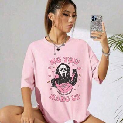 Blusinha T-shirt Feminina Hallowen No You 100% Algodão