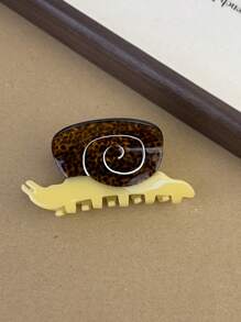 1pc Korean Unique Acrylic Snail Claw Hair Clip, Creative Sun Star Hair Claw For Back Of Head Hair Accessory Hair Clips Hair Jaw Clip Hair Clamps Hair Clutch Hair Catcher Clip