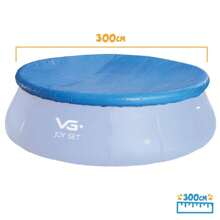 Capa de Proteção para Piscina Inflável 300 cm Circular VG Plus - Azul - Visão 6