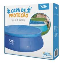 Capa de Proteção para Piscina Inflável 300 cm Circular VG Plus - Azul - Visão 7