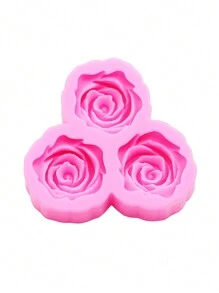 1 件粉色硅胶模具，迷你逼真花形硅胶模具，适用于 DIY 树脂工艺品珠宝配饰、发夹、发带、鞋子、手机壳、装饰树脂工艺品 - 粉色 - 查看 14