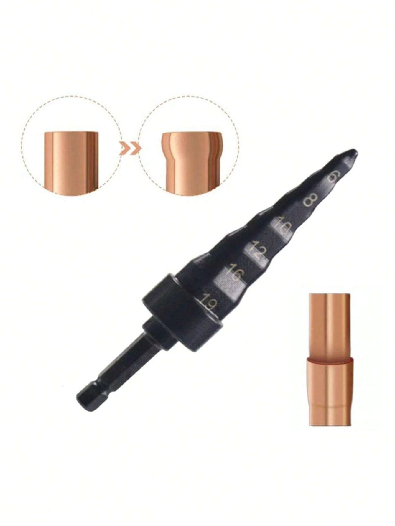 6In1 Copper Tube Expander Tool, Air Conditioner Refrigerant Hose