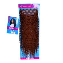 Sophia Curly Tic Tac Clip-In 75cm Bio Fiber 3 Screens 220gr - Orange - View 1