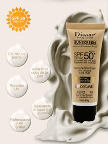 El Protector Solar Spf50+ Aísla Los Rayos Del Sudor E Hidrat - Blanco - Ver 3
