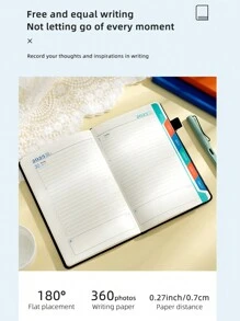 2025年新款日历日记本自律签到时间管理一天一页365天计划办公 - 彩色 - 查看 8