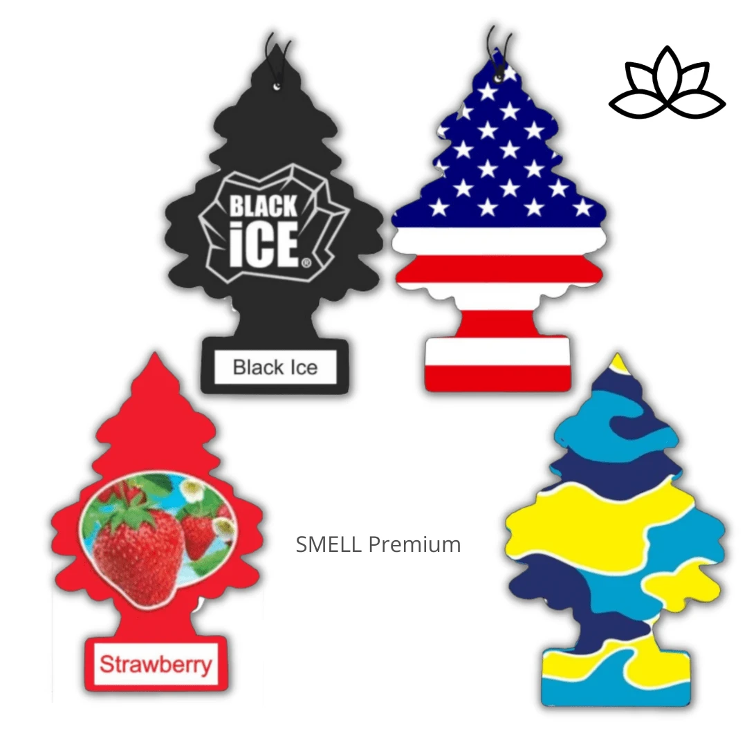 Kit 5 Units Car Scent Air Freshener MINI Pine Tree Essence For Ambiete