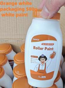 地毯墙染料/500g大容量家用墙面漆适用乳胶漆墙面染料霉菌修补染料墙面大号滚筒漆修补漆滚筒涂料自喷墙面漆空桶滚筒刷着色盖颜色随机发货墙面腻子 - 彩色 - 查看 6