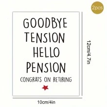 2/4/6 Stück lustige Ruhestand Weinetikett - perfektes Geschenk für Großeltern & Freunde, Glückwünsche zur Ruhestandsparty Dekorationen