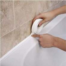 1Pc, Waterproof Mildew-Proof Toilet Caulk Strip, Self-Adhesive Sealing Tape For Kitchen Bathroom, Bathroom Waterproof Tape To Avoid Wet, Kitchen Sink Beautiful Seam Stickers, Upgrade Your Bathroom, 1/3.2M
