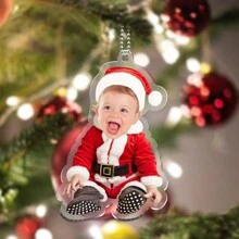 1 szt. spersonalizowanych akrylowych zawieszek na samochód ze zdjęciem – spersonalizowane wzory z Mikołajem, wyjątkowe pomysły na prezenty, idealne prezenty dekoracyjne, prezenty dla rodziny, Walentynki, dekoracje walentynkowe, urodziny, ukończenie szkoły, wystrój domu, dekoracje świąteczne, wystrój pokoju, Boże Narodzenie, wielofunkcyjne, trwałe, ozdobne, wielokrotnego użytku, wykwintne, stylowe, wysokiej jakości, kolorowe, nowoczesne, niestandardowe, spersonalizowane, niepowtarzalne, idealne prezenty dla niego, idealne prezenty dla niej, chłopaka, taty, dziewczyny, mamy, rodziny, przyjaciół, herbaciarni, domu, ogrodu, biura, na rocznice, na Walentynki, na Dzień Matki, na urodziny, na Dzień Ojca, na ukończenie szkoły, na ślub, na parapetówkę