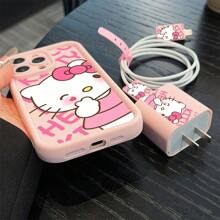 Etui na telefon Apple Cute 1 szt. Zmień etui na telefon, zmień nastrój, zacznij od nowego KT Anti-Fall 16/15promax/14/13/12/11Nadaje się do uprawiania sportu, wspinaczki, na zewnątrz i na kemping