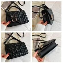 Women's Elegant Square Shoulder Bag Great Quality PU - 淺藍色 - 查看 6
