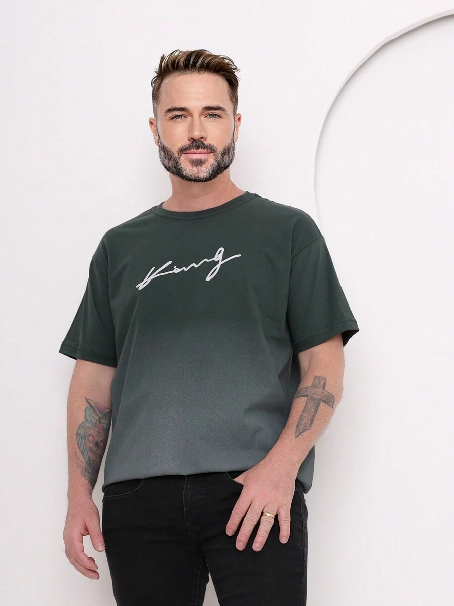 Men's T-Shirt - Màu xanh Ô liu - Xem 1