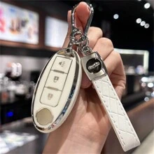 1 套 TPU 钥匙扣盖，适用于日产 Murano 配件，钥匙包带钥匙链，适用于 Rogue Armada Pathfinder Versa 智能钥匙 3 键 - 彩色 - 查看 17