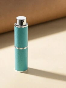 1pc Large Perfume Refillable Bottle, Rotating Pump Leather Sprayer, 8ml Portable Refill Empty Bottle