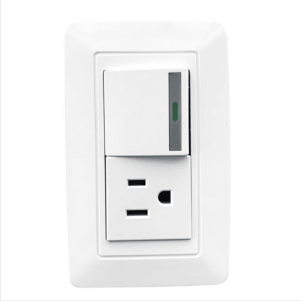 Interruptor+Toma Con PoloC/P