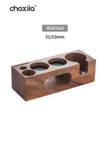 choxila 1 件装意式浓缩咖啡压粉器、木制咖啡压粉器、意式浓缩咖啡收纳盒和咖啡手柄支架、意式浓缩咖啡压粉底座和咖啡手柄支架、台面咖啡机收纳盒、意式浓缩咖啡配件 - Espresso Organizer - 查看 15