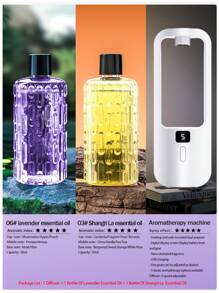 Household Automatic Aromatherapy Machine Hotel Timed Spray Aromatherapy Machine Wall-Mounted Toilet Deodorant Air Freshener Small Office Desktop Aromatherapy Machine Bedroom Silent Aromatherapy Essential Oil Diffuser Aromatherapy Essential Oil Fragrance Machine Rechargeable 5 Working Modes Adjustable 6 Kinds Of Aromatherapy Essential Oils Can Be Selected White With Seven-Color Atmosphere Lights