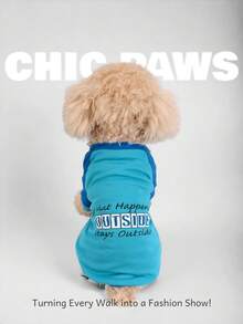 1 Piece, HOLD HONEY, Pet Clothing, Summer Clothing, Puppy Clothing, Pet Clothing, Mesh Fabric, Dog, Summer, Breathable, Mesh, Mesh, T-Shirt, Thin, Short Sleeved, Teddy, Bixiong, Bomei