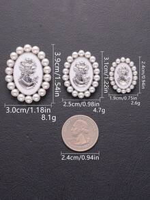 5 cái/gói Nút ngọc trai nhựa làm đẹp hình đầu nổi cổ điển, thích hợp cho khăn tắm, quà cưới, phụ kiện xe hơi, ốp điện thoại, mặt dây chuyền, giày thời trang, mũ, hộp quà, túi xách, quần áo, đồ trang sức DIY - Nhiều màu - Xem 13