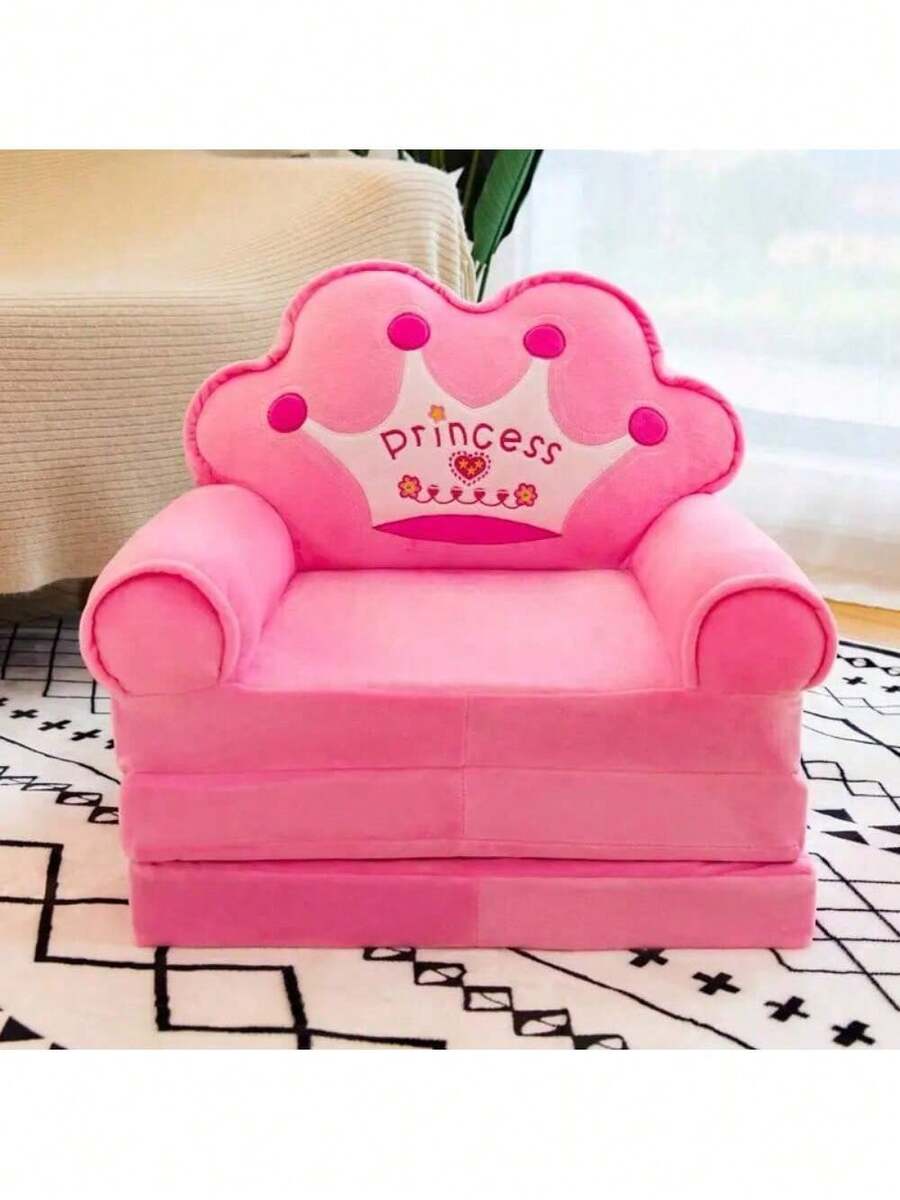 Kids Couch Fold Out Foldable Princess Chair For Toddlers 13 Sofa Bed