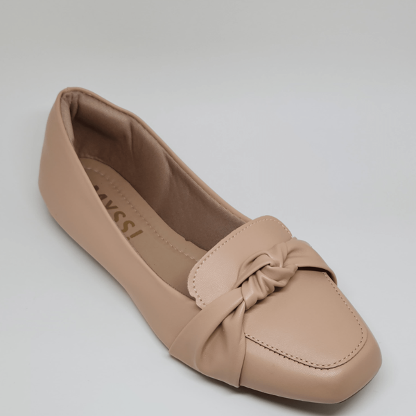 Sapatilha Mocassim Nó Leve Confortável Elegante Trabalho