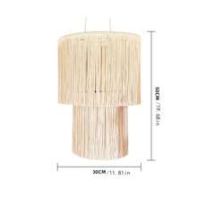 1 cái chụp đèn dệt thủ công bằng dây thừng, đồ trang trí treo tường, trang trí nhà cửa, trang trí phòng, trang trí tường - Nhiều màu - Xem 11