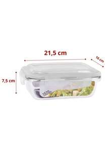 1520ml Airtight Glass Jar Fitness Food Reeducation - 無色 - 查看 2