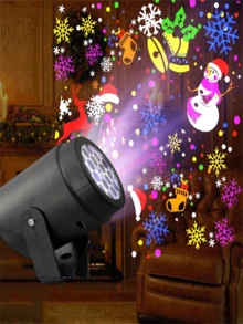 1 đèn chiếu Giáng sinh dùng nguồn USB, đèn chiếu họa tiết Giáng sinh xoay, đèn tạo không khí sân khấu, đèn cảnh quan tuyết, đèn trang trí Giáng sinh dùng nguồn USB, thích hợp cho rạp hát tại nhà, đèn ngủ phòng ngủ, Giáng sinh, Halloween, đám cưới và đồ trang trí ngày lễ, trang trí phòng trang trí Giáng sinh đèn Giáng sinh trang trí phòng ngủ trang trí nhà trang trí tiệc lễ hội ngày lễ quà tặng giáng sinh lễ tạ ơn đồ trang trí cây thông Noel đồ trang trí - USB - Xem 3